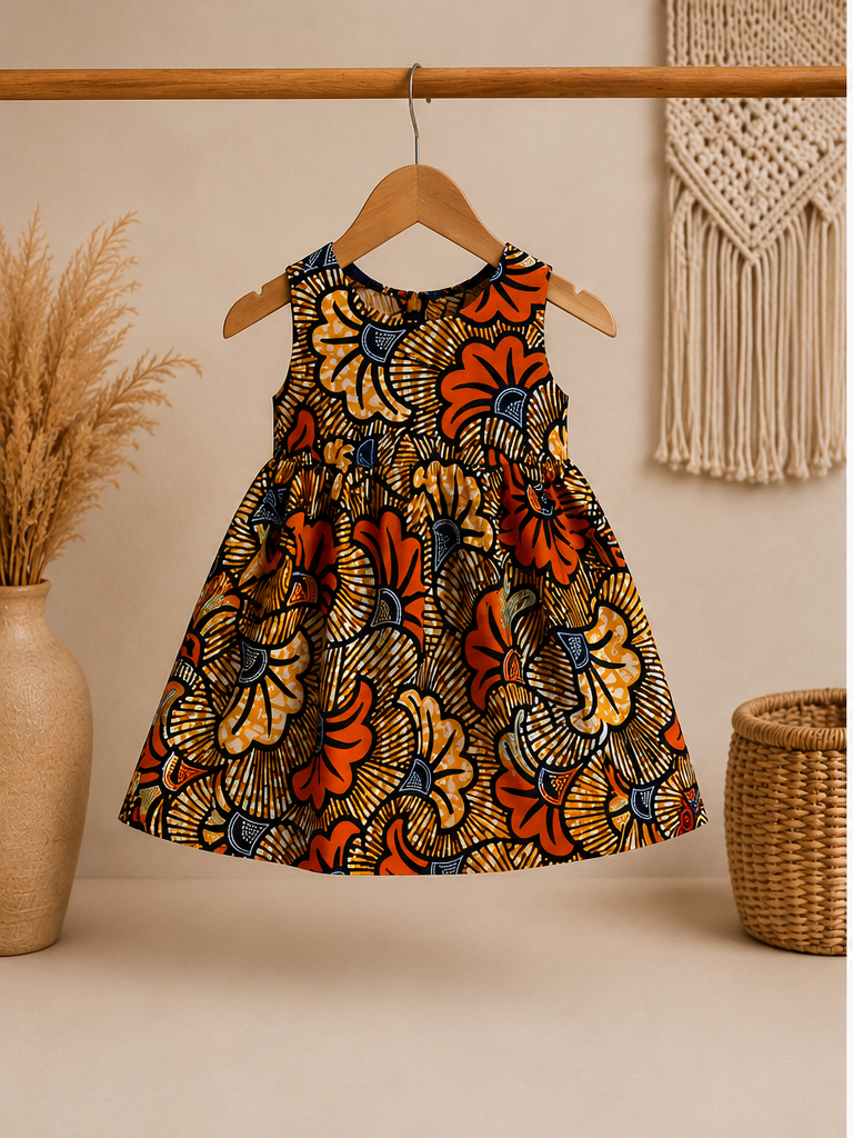 Robe Wax Fleur Soleil — Vue produit
